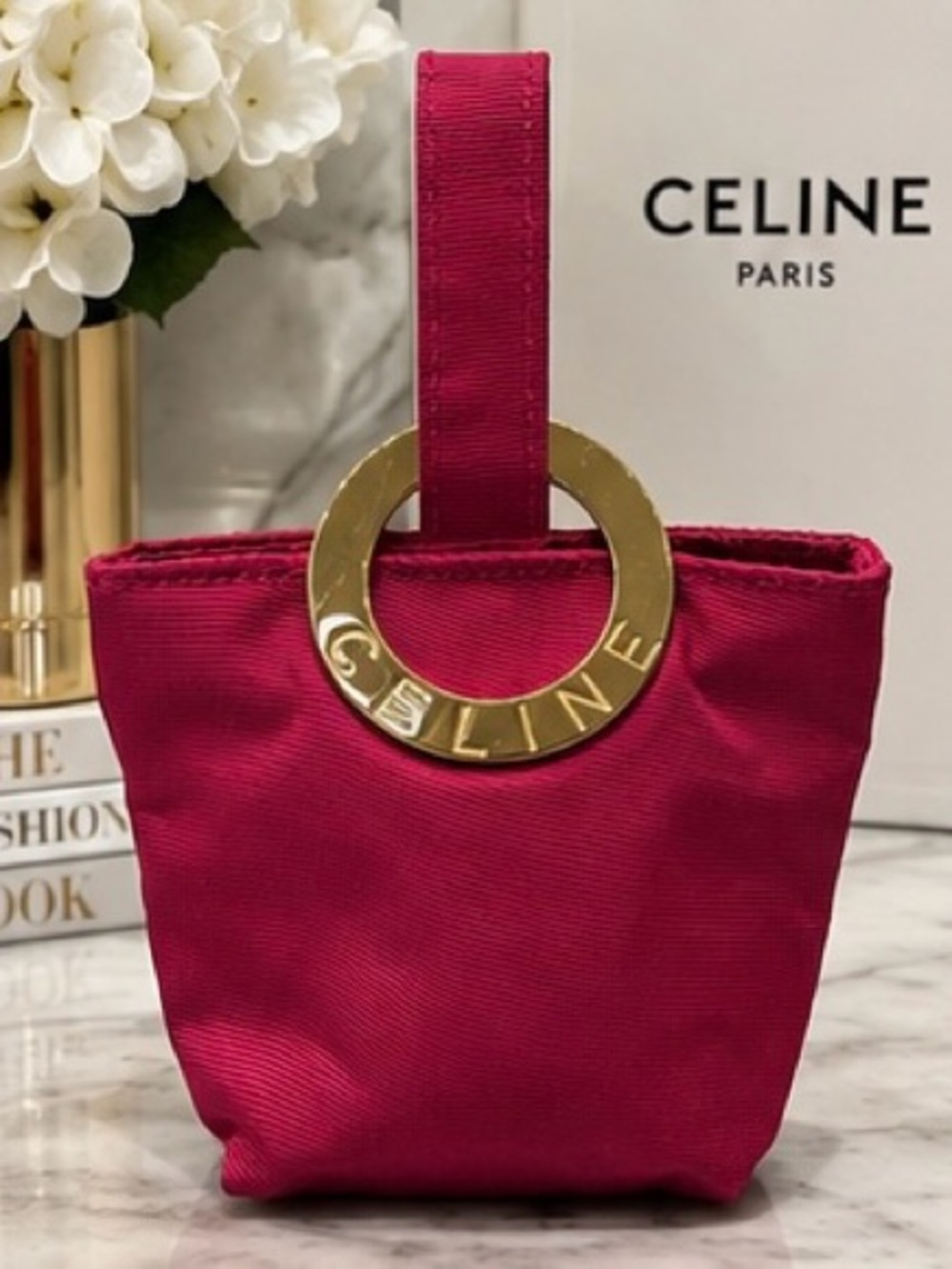 Celine Vintage Micro Mini Ring Bag – Fuchsia Pink